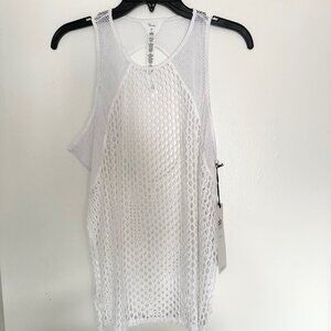 Alo Yoga Net Tank White New